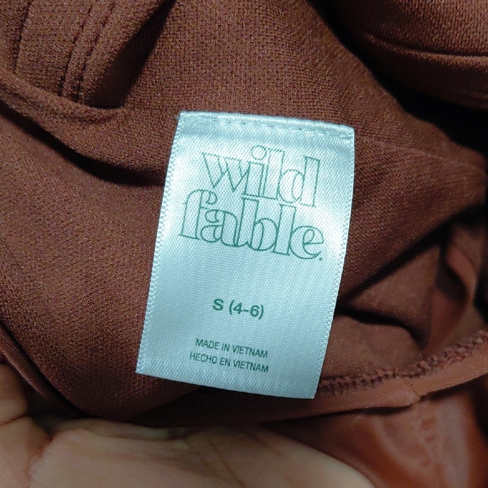 Wild Fable Rust Bodysuit - Picture 3 of 6